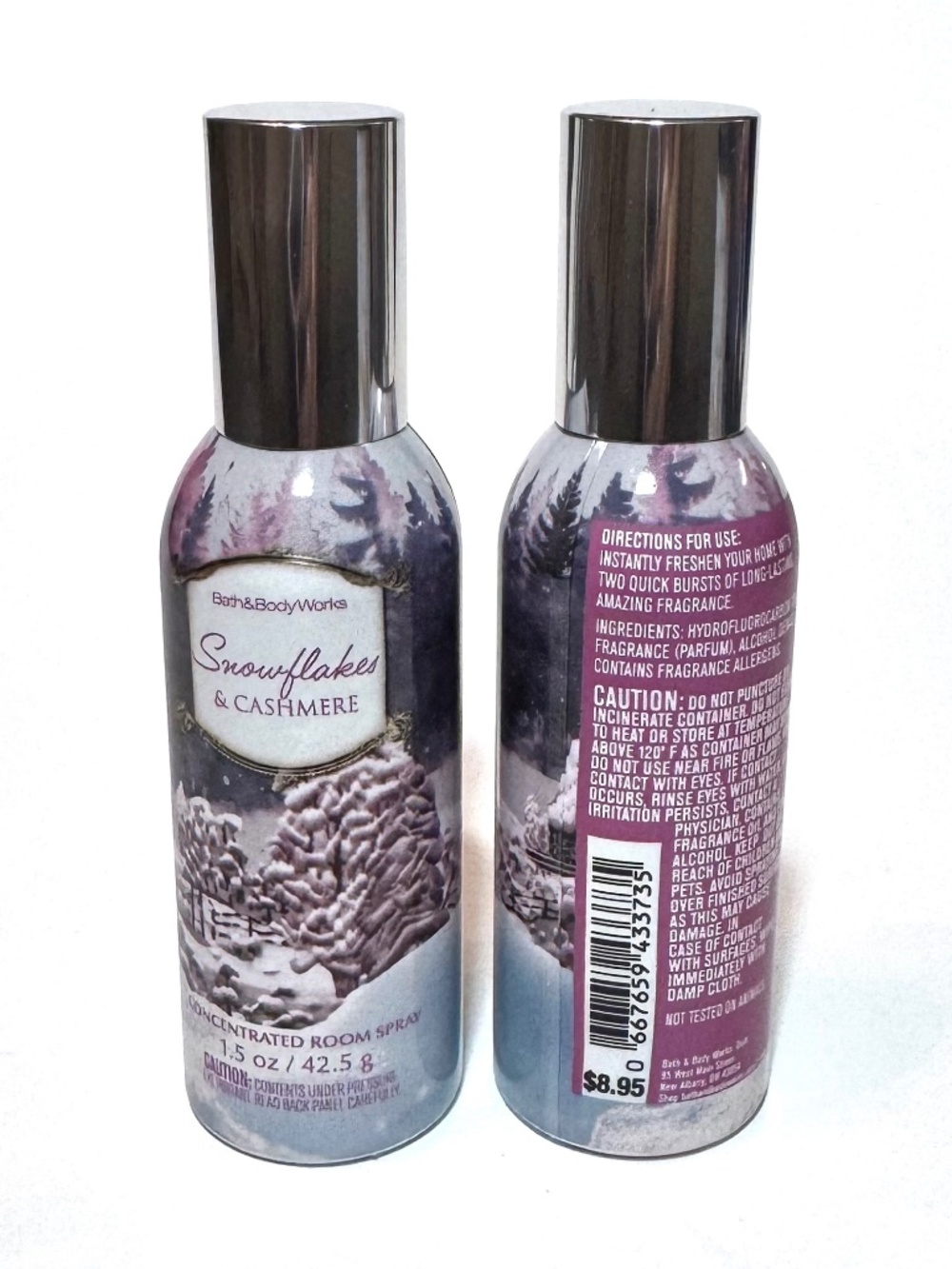 SNOWFLAKES & CASHMERE Room Spray - Picture 2 of 3